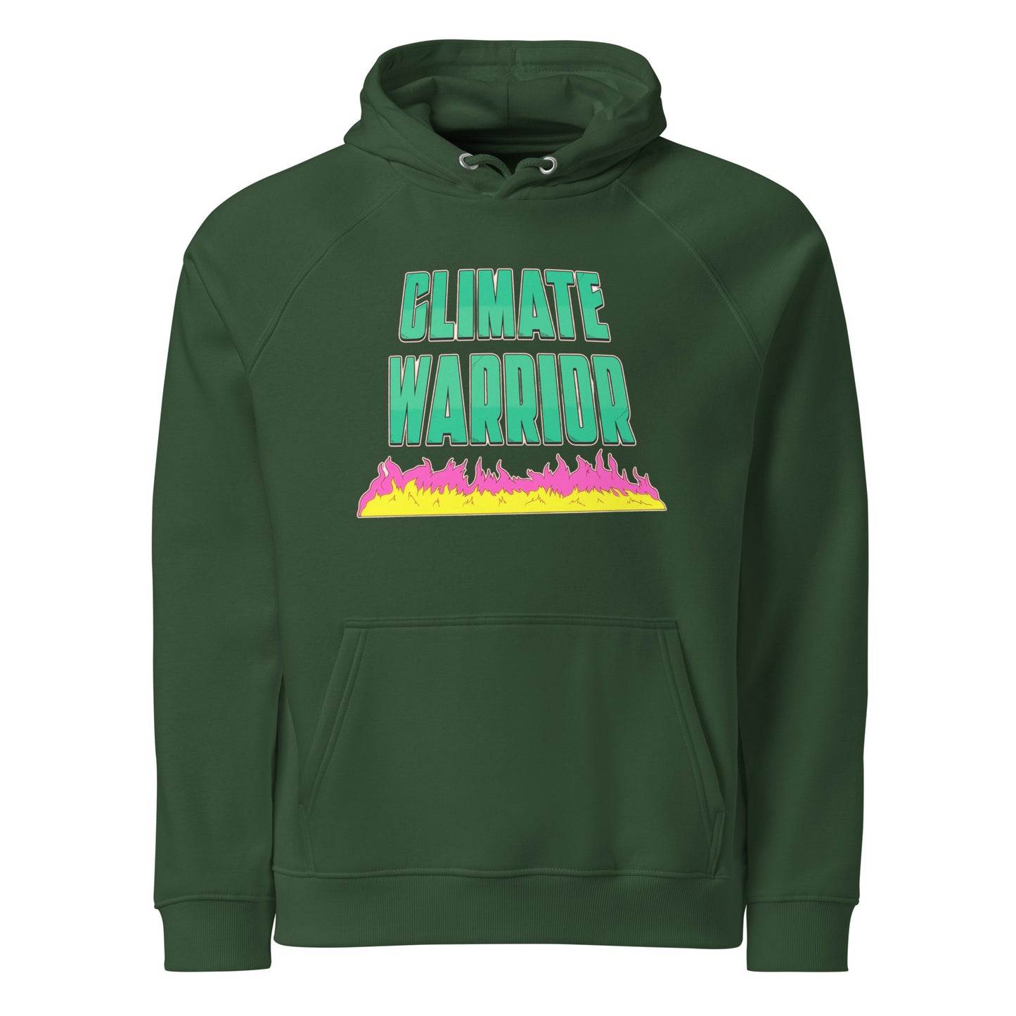 Climate Warrior Unisex Eco Raglan Hoodie