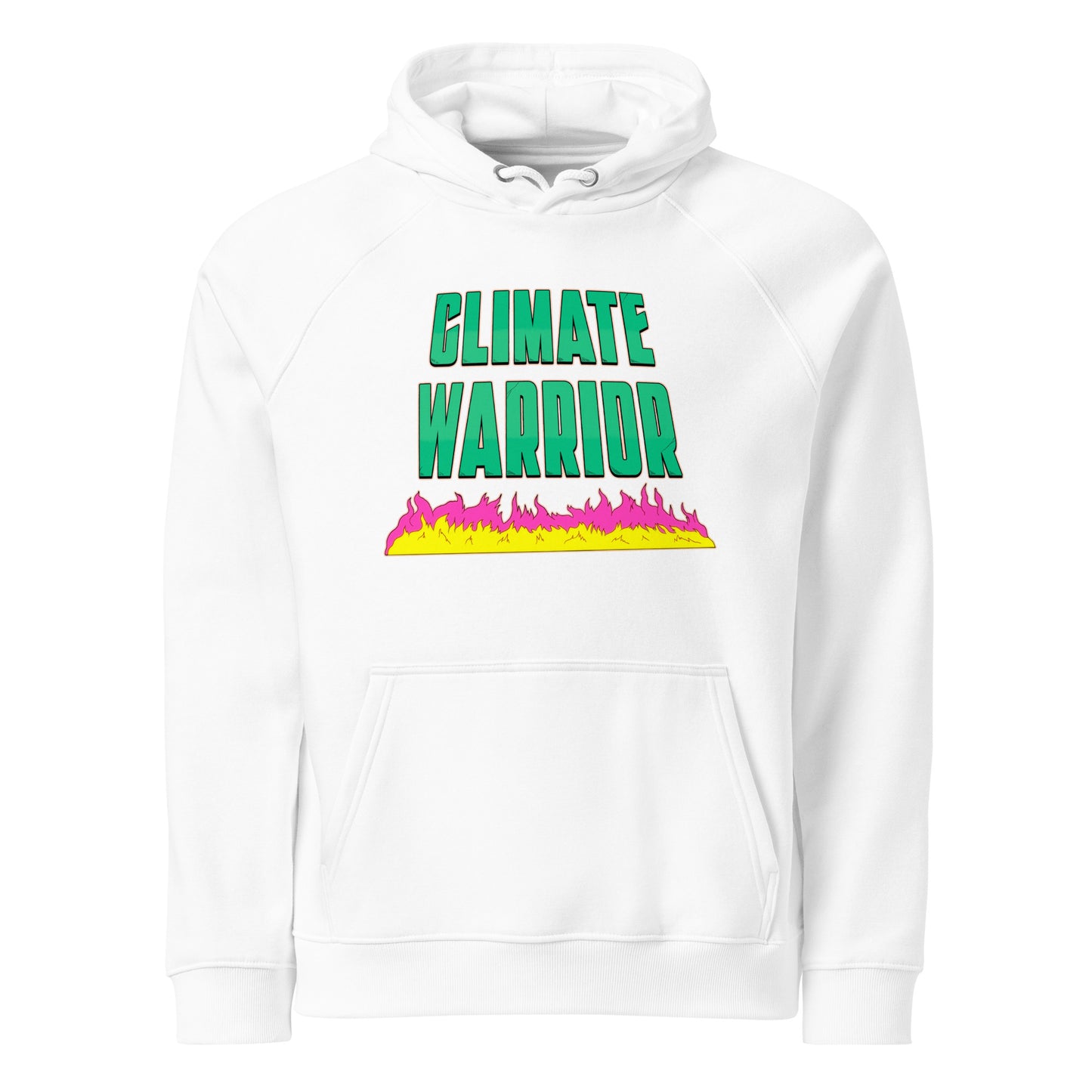 Climate Warrior Unisex Eco Raglan Hoodie