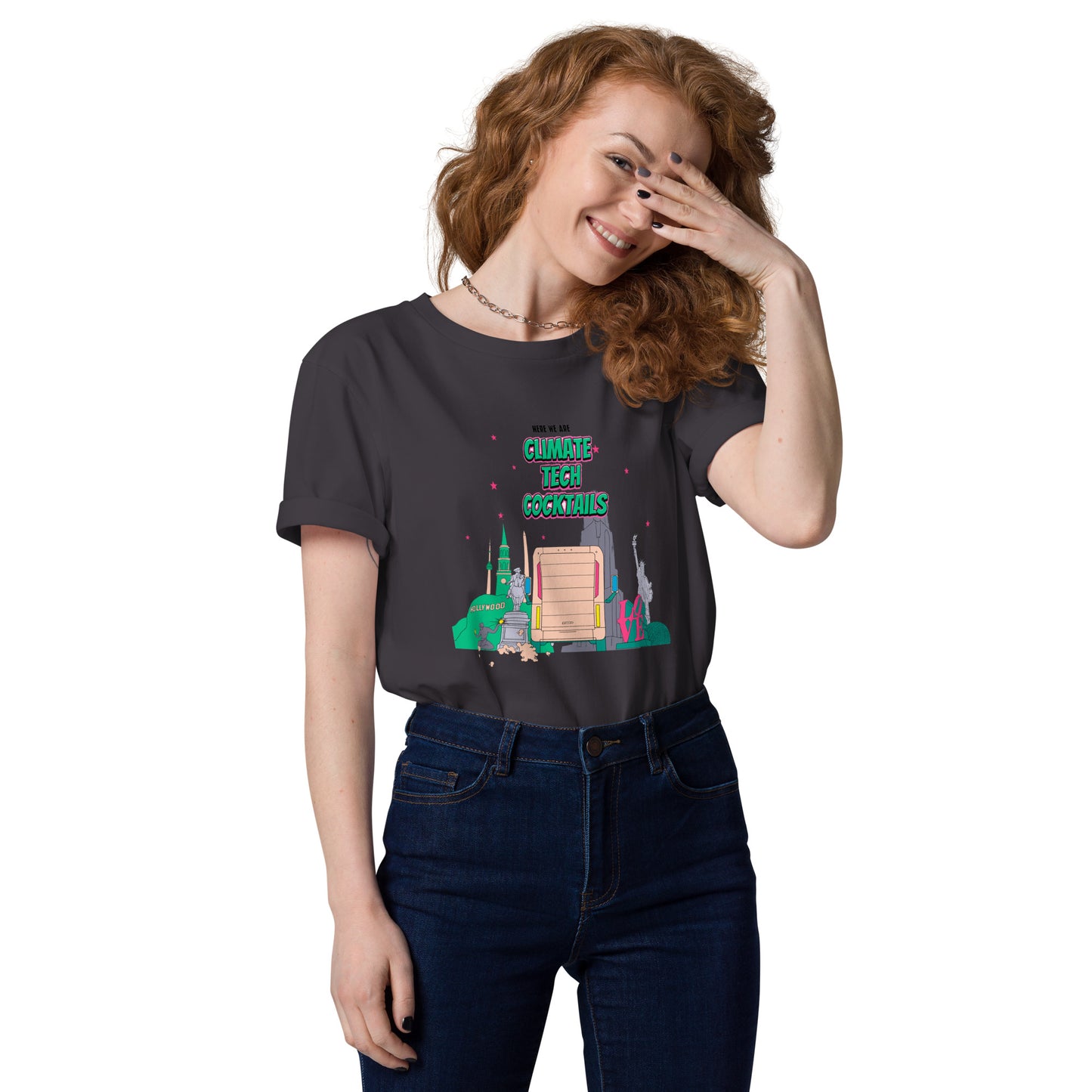 Here We Are Unisex Organic Cotton T-shirt