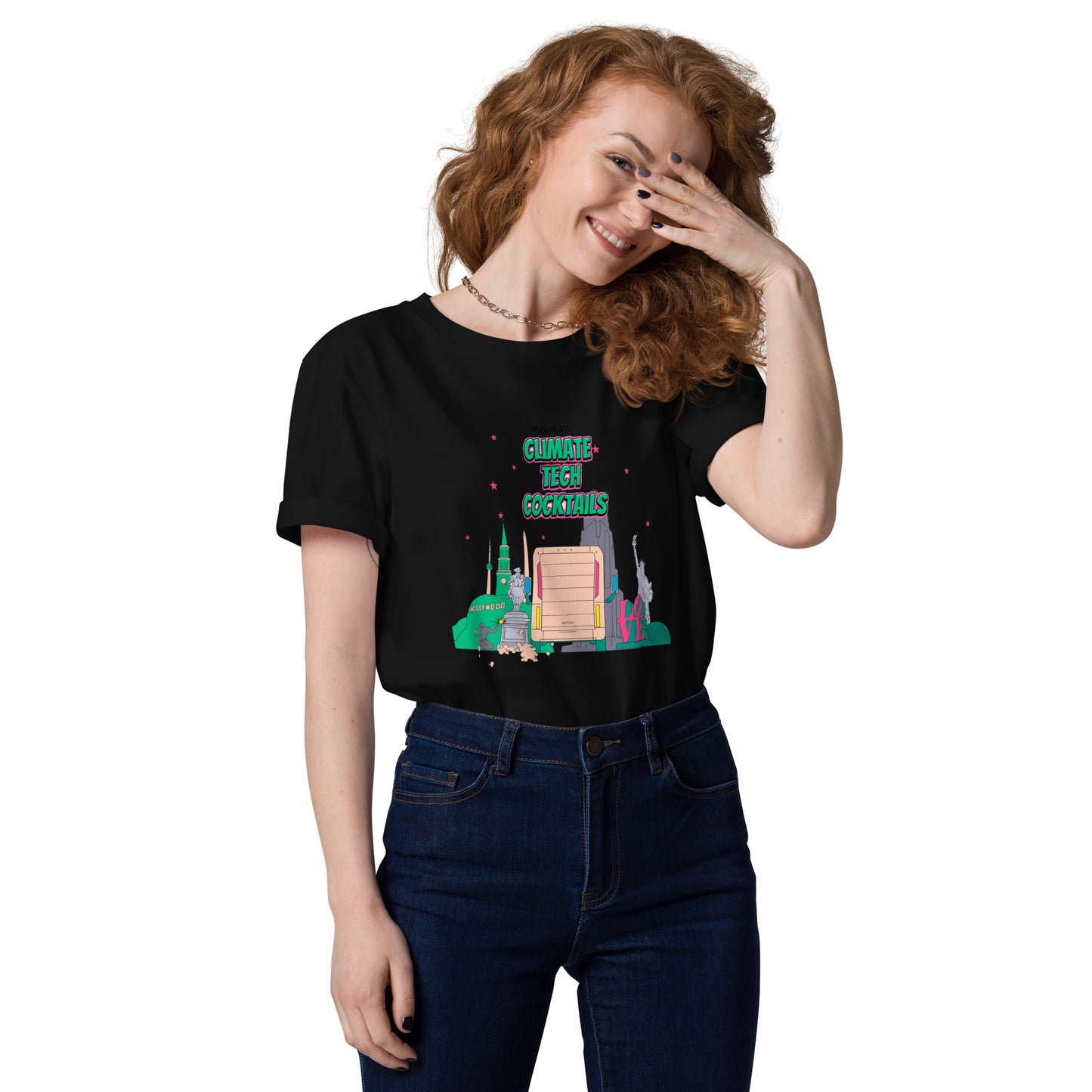 Here We Are Unisex Organic Cotton T-shirt