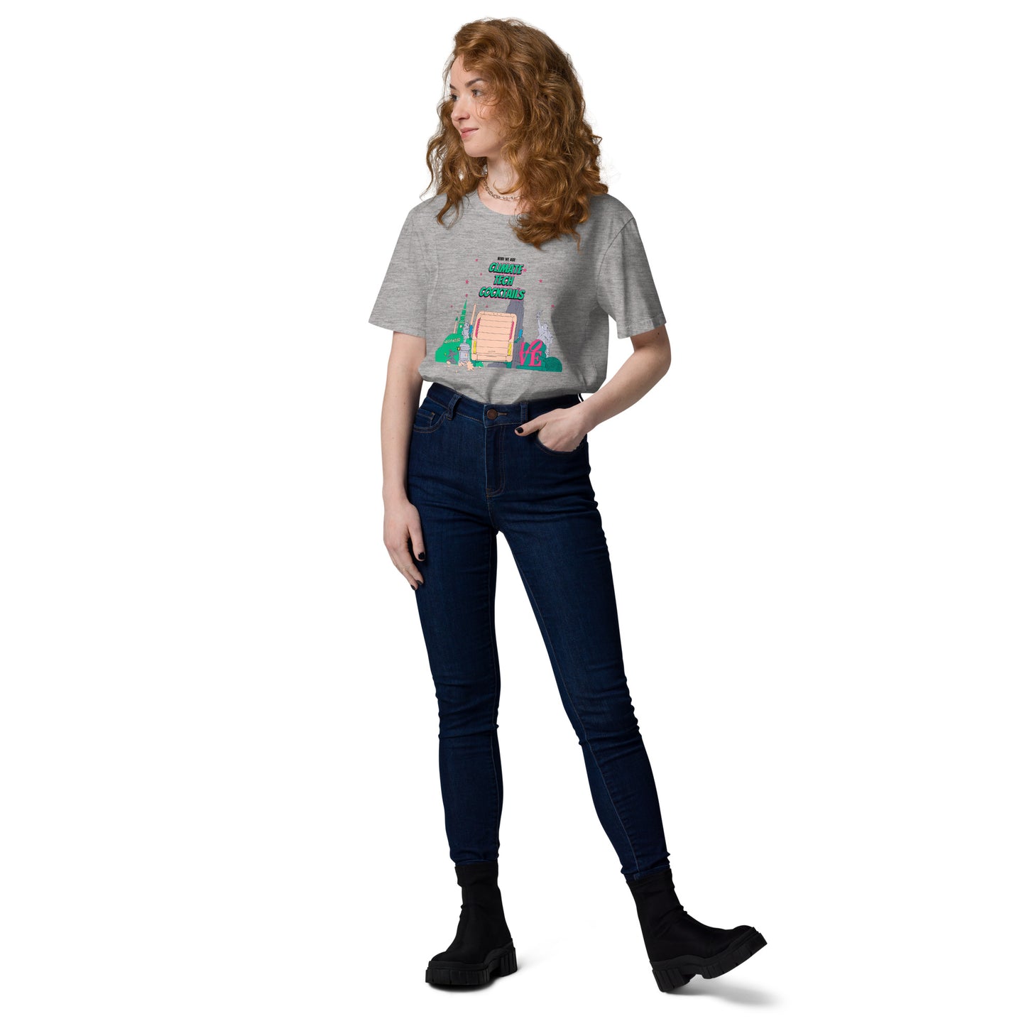 Here We Are Unisex Organic Cotton T-shirt