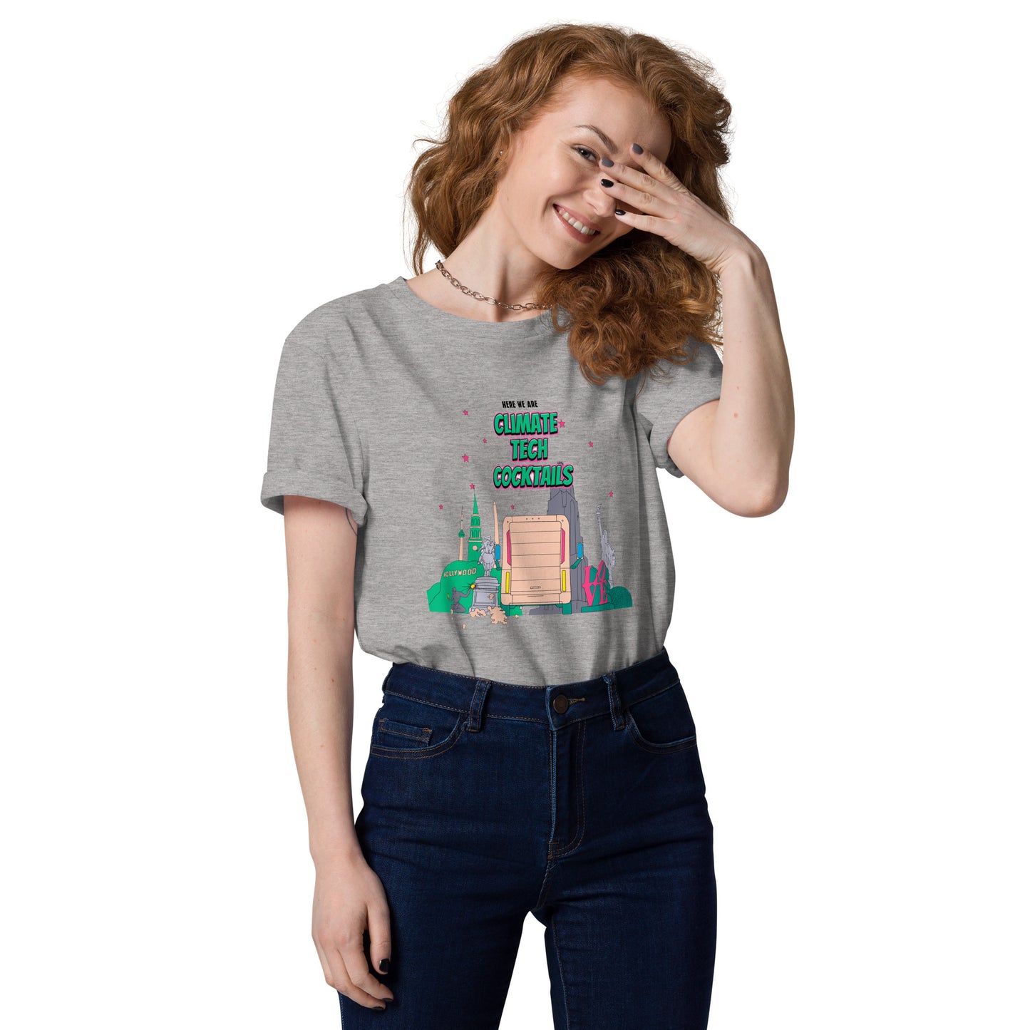 Here We Are Unisex Organic Cotton T-shirt