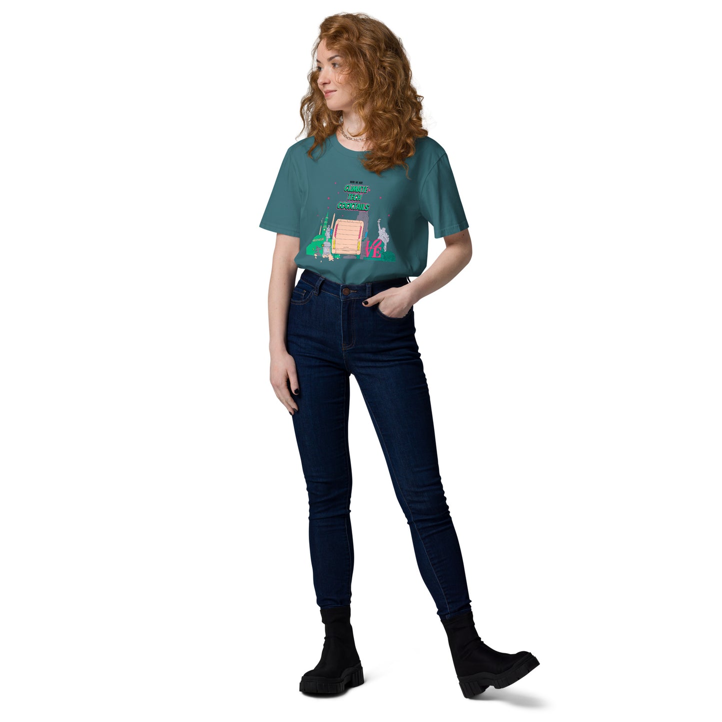 Here We Are Unisex Organic Cotton T-shirt