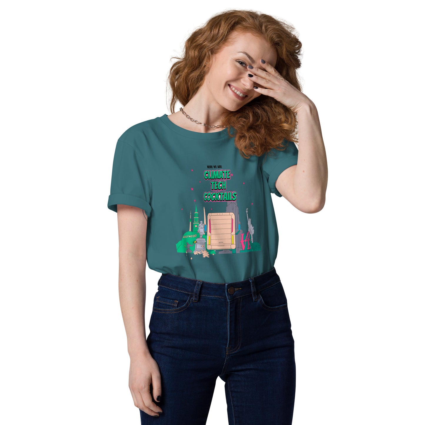 Here We Are Unisex Organic Cotton T-shirt