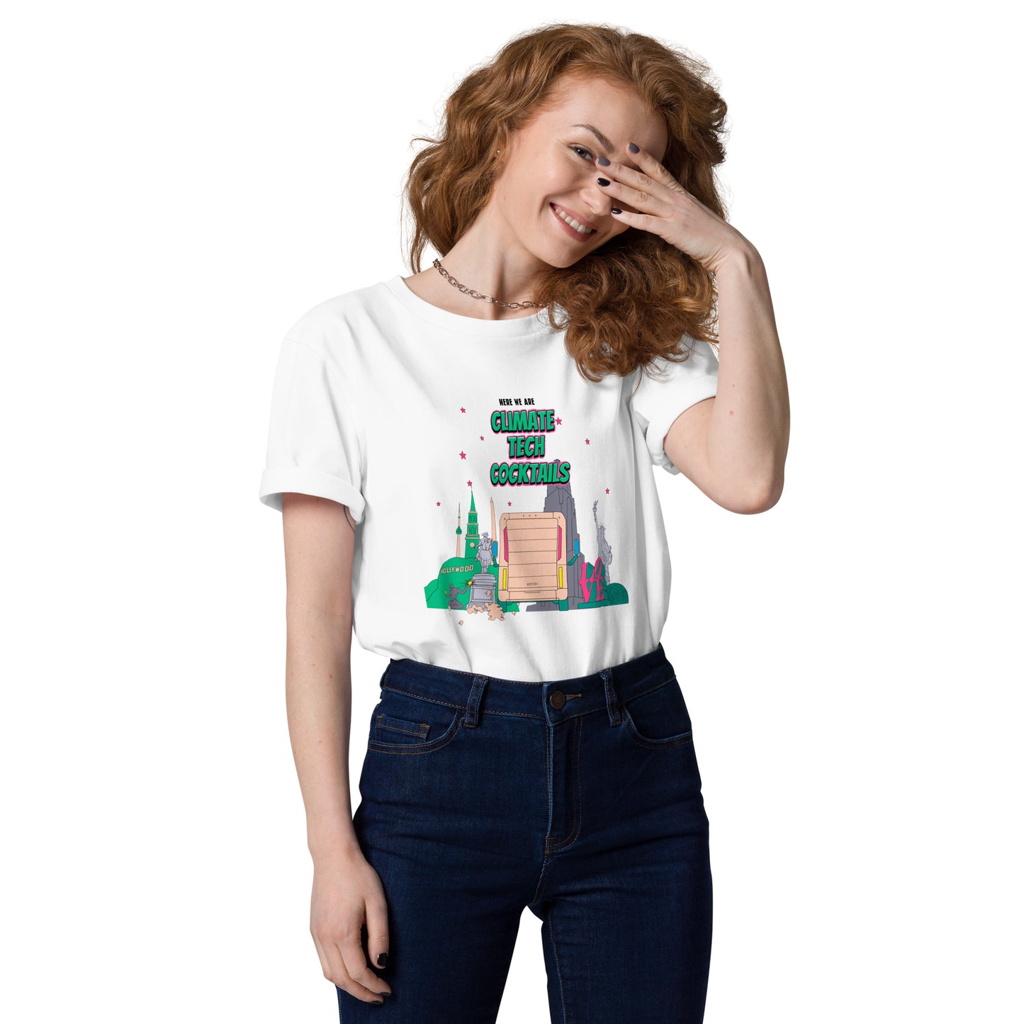 Here We Are Unisex Organic Cotton T-shirt
